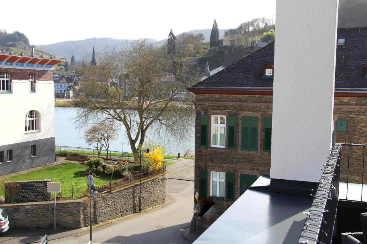 Mosel-Loggia - Luxusapartment -Terrass - Klimaanlage Traben-Trarbach Exterior foto