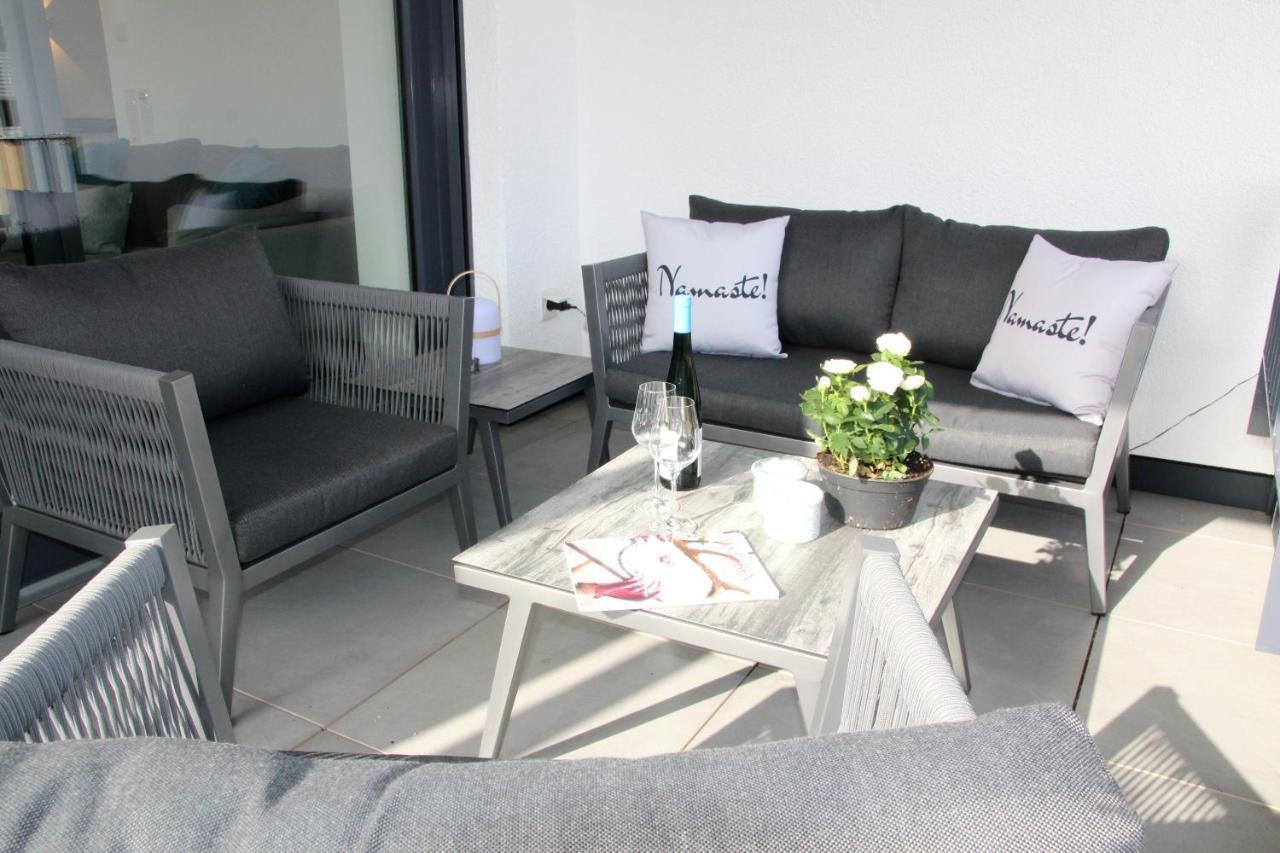 Mosel-Loggia - Luxusapartment -Terrass - Klimaanlage Traben-Trarbach Exterior foto